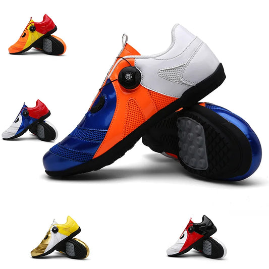 Unisex Speed Cycling Shoes with Cleats – Men’s & Women’s Rubber Sole Bike Sneakers