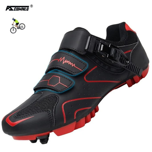 Men’s MTB Cycling Shoes – Quick Ratchet Buckle, SPD Compatible Mountain Bike Shoes for Indoor & Outdoor Riding